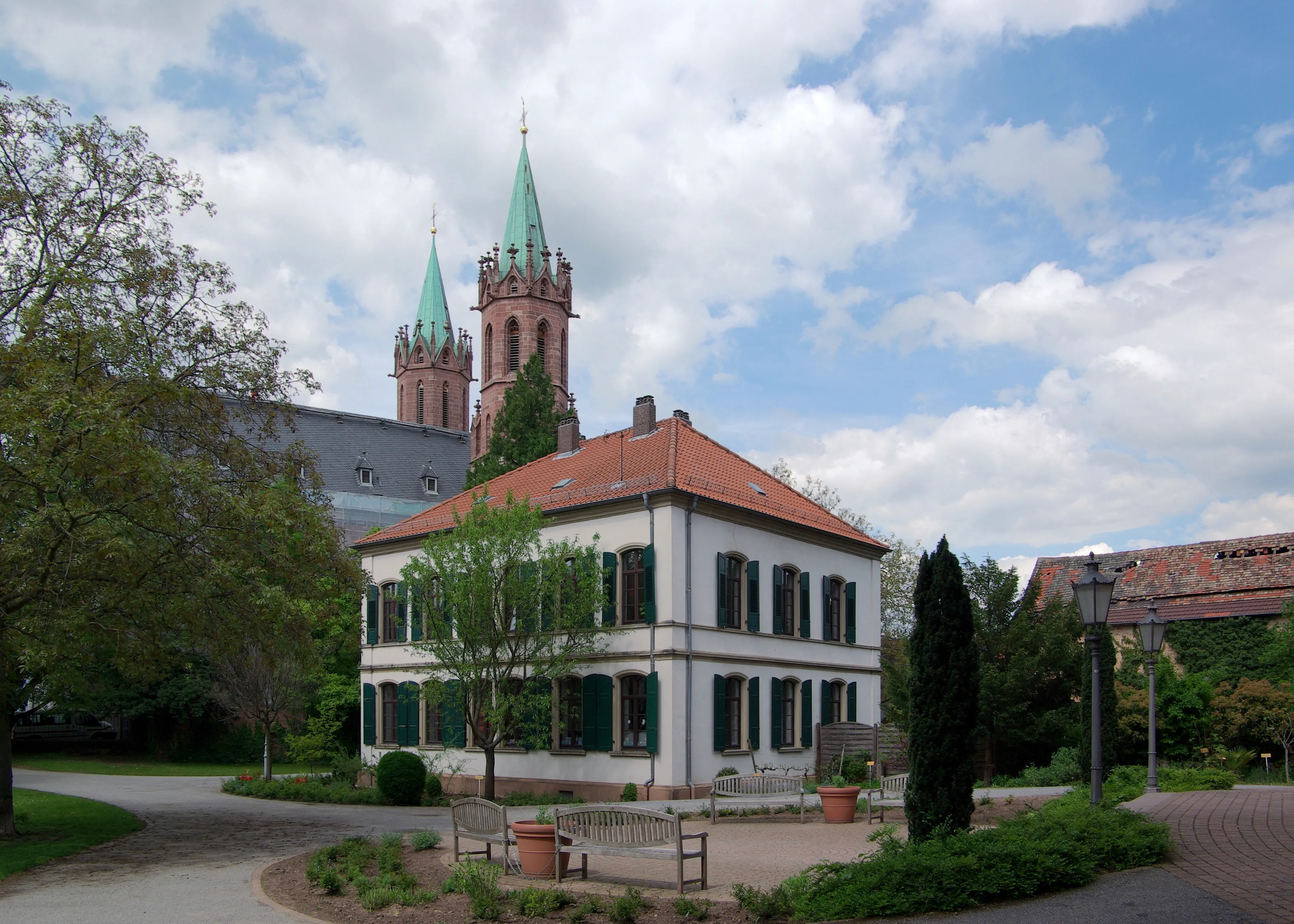 Fachwerkhäuser in der Altstadt von Ladenburg